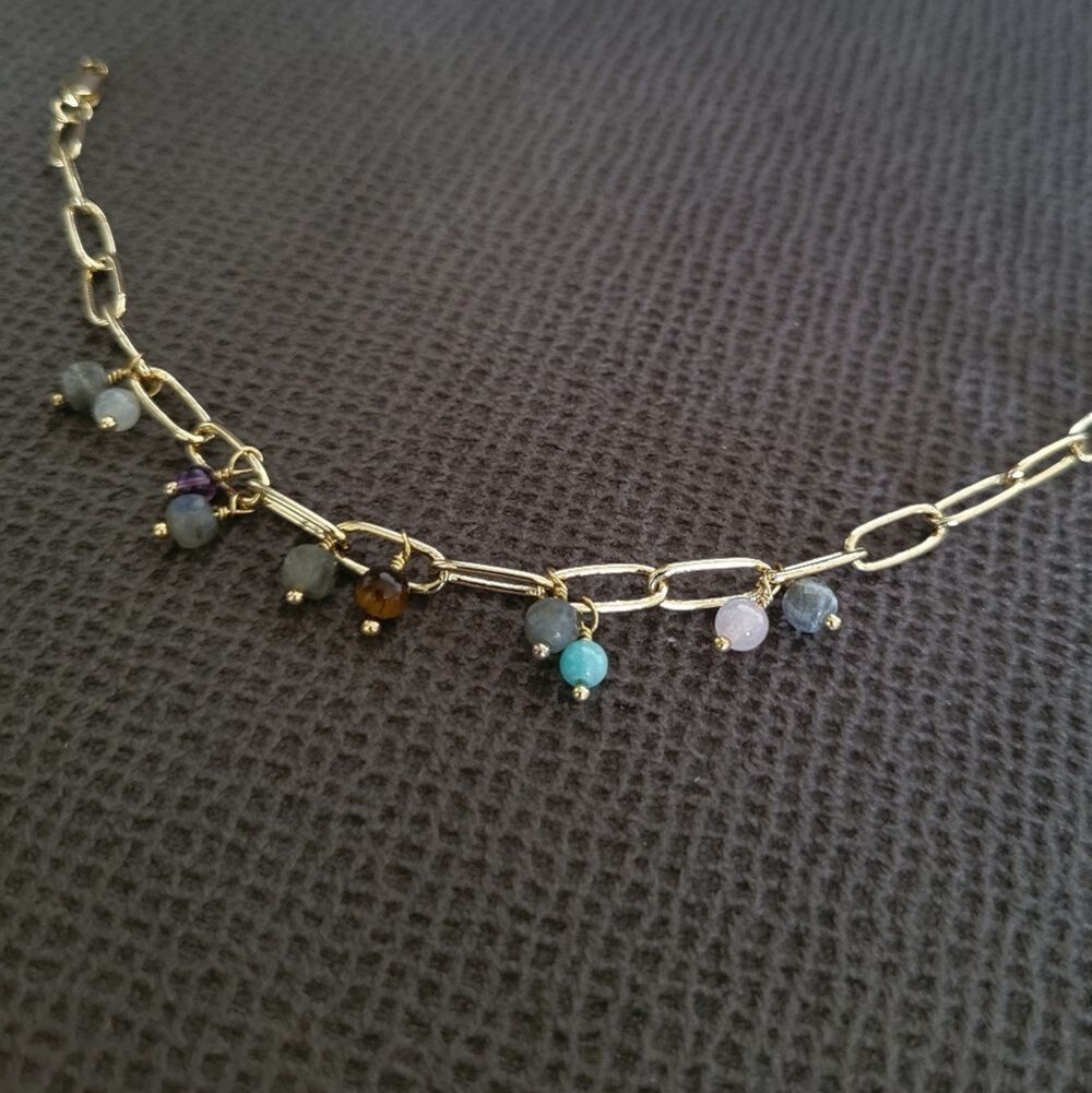 ✨️HP✨️ Luna🌙 Norte Multiple Gemstone Bead Bracelet - NIB - Picture 4 of 16